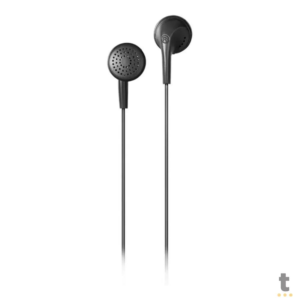 Fone De Ouvido Auricular P2 Com Fio Multilaser Play Estéreo Preto - PH312 Truedata